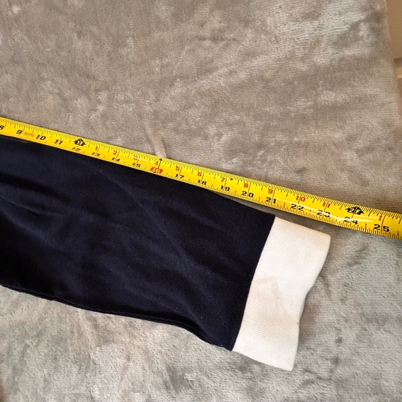 Jason Woman Navy Blue Cotton Zip Up Jacket Nautical Anchor Emblem Size 3X - Picture 12 of 14